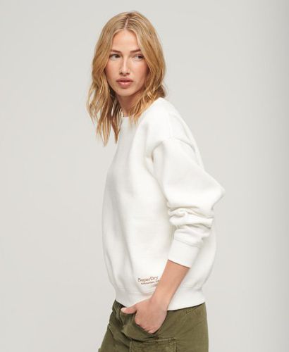 Women's Essential Sweatshirt mit Logo und Lässiger Passform - Größe: 38 - Superdry - Modalova