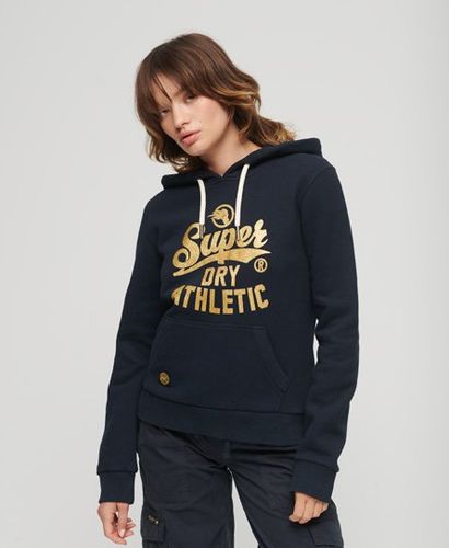 Dames a Motif Scripted College Sweat a Capuche Imprimé, Taille: 36 - Superdry - Modalova