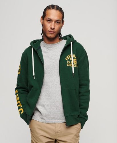 Sweat à Capuche Zippé à Motif Athletic College Taille: S - Superdry - Modalova