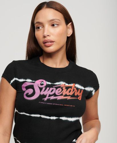 Damen , und T-Shirt mit Rockband-Grafik, Größe: 36 - Superdry - Modalova