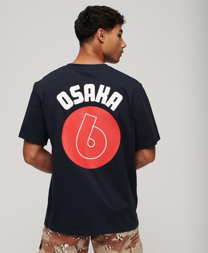 Herren Locker Geschnittenes Osaka T-Shirt mit Grafik - Größe: M - Superdry - Modalova