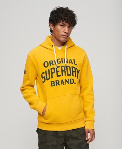 Herren und Athletic Hoodie mit Grafik und Schriftzug Bedruckt, Größe: L - Superdry - Modalova
