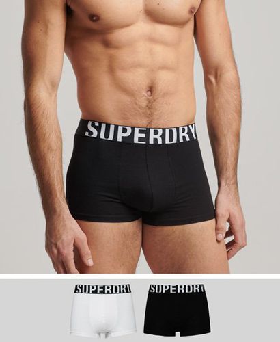 Men's Unterhosen aus Bio-Baumwolle mit Logo, Doppelpack - Größe: XL - Superdry - Modalova