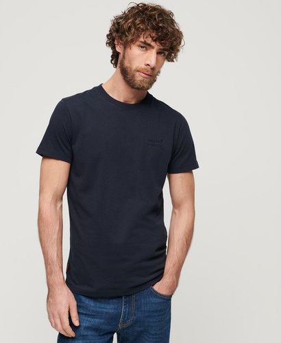 Herren Essential T-Shirt aus Bio-Baumwolle mit Logo und Stickerei - Größe: M - Superdry - Modalova