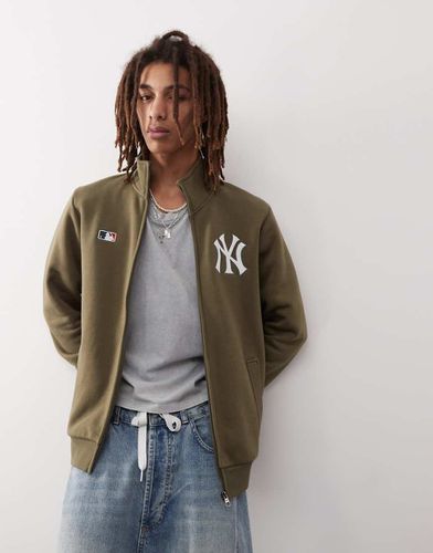 Veste de survêtement à logo NY Yankees - Kaki - 47 Brand - Modalova