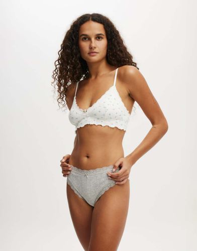 Culotte chancre en maille pointelle - chin - Cotton On - Modalova