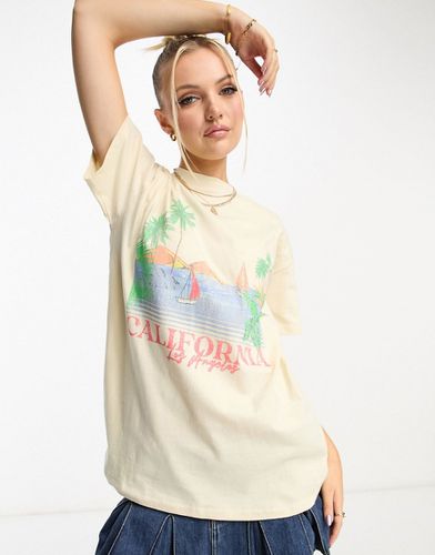 Cotton On - T-shirt coupe boyfriend à imprimé California - Cotton:on - Modalova