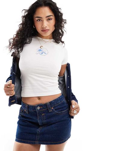 Cotton On - T-shirt crop top à motif ange - Cotton:on - Modalova