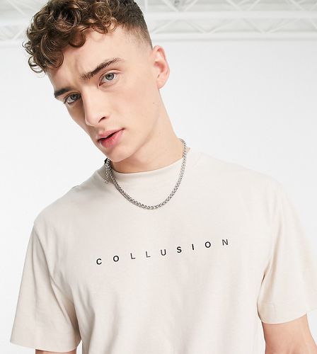 T-shirt à logo - Beige - Collusion - Modalova