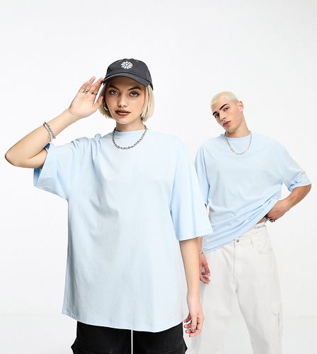 Unisex - T-shirt à manches courtes et logo - Bleu clair - Collusion - Modalova