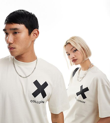 Unisex - T-shirt en coton avec logo - cassé - Collusion - Modalova