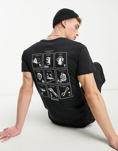 Rapid Ridge II - T-shirt imprimé dans le dos - Noir - Columbia - Modalova