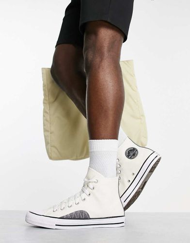 Converse hotsell montante creme