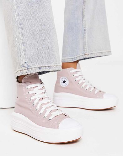 Move - Baskets montantes - Mauve et taupe - Converse - Modalova