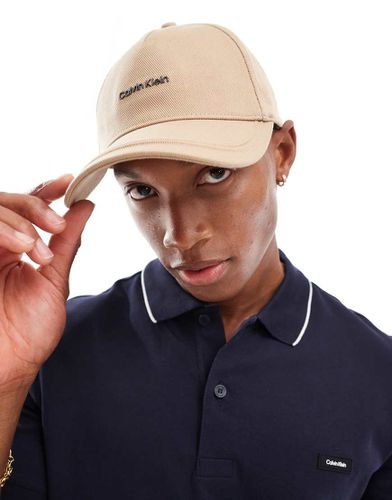 Casquette à petit logo - Beige - Calvin Klein - Modalova