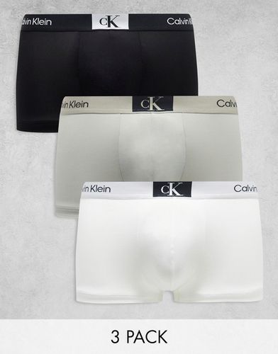 CK 96 - Lot de 3 boxers taille basse en coton - Calvin Klein - Modalova