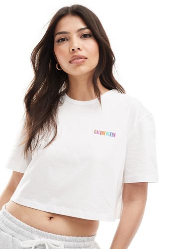 Intense - Power Pride - T-shirt ras de cou en coton - Calvin Klein - Modalova