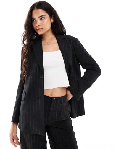 Blazer à fines rayures en crêpe fluide - Calvin Klein Jeans - Modalova