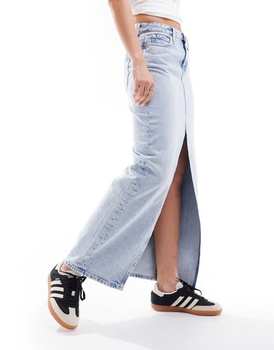 Jupe longue en jean - clair délavé - Calvin Klein Jeans - Modalova