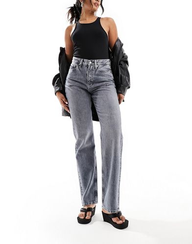 Jean taille haute droit - Calvin Klein Jeans - Modalova