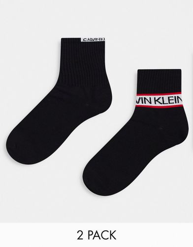 Lot de 2 paires de chaussettes - /rouge - Calvin Klein - Modalova