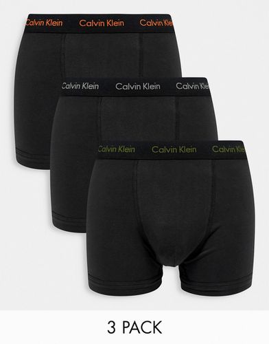 Lot de 3 boxers avec logo contrastant à la taille - Calvin Klein - Modalova