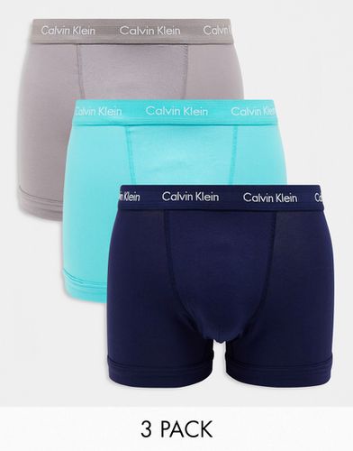 Lot de 3 boxers en coton stretch - Calvin Klein - Modalova