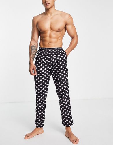 Love - Bas de pyjama à imprimé caurs - Calvin Klein - Modalova