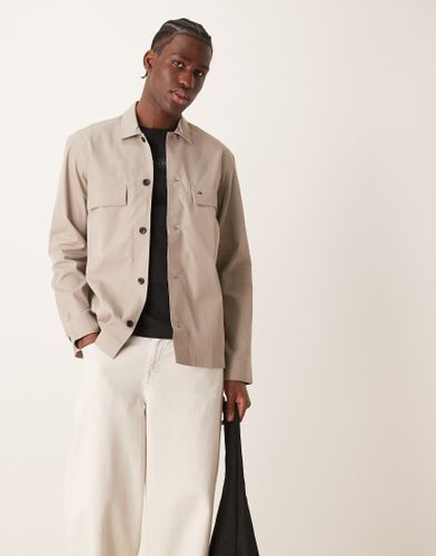 Surchemise boutonne - Beige - Calvin Klein - Modalova