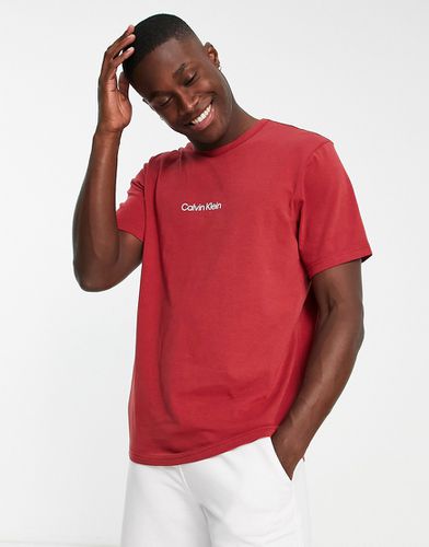 T-shirt confort à logo sur la poitrine - Calvin Klein - Modalova
