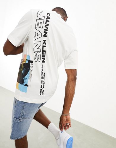 T-shirt multiple épaisseur à imprimé photographique - Calvin Klein - Modalova