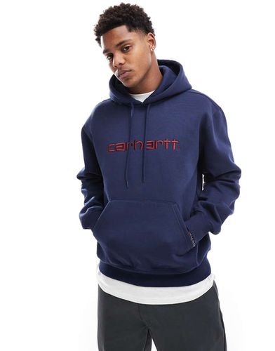 Sweat à capuche avec inscription brodée - Carhartt Wip - Modalova