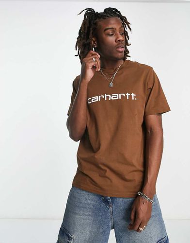 T-shirt à inscription - Marron - Carhartt Wip - Modalova