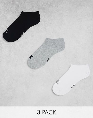Lot de 3 paires de chaussettes de sport - Noir, blanc et gris - Champion - Modalova