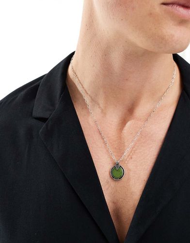 Collier avec pendentif pierre verte - Classics 77 - Modalova