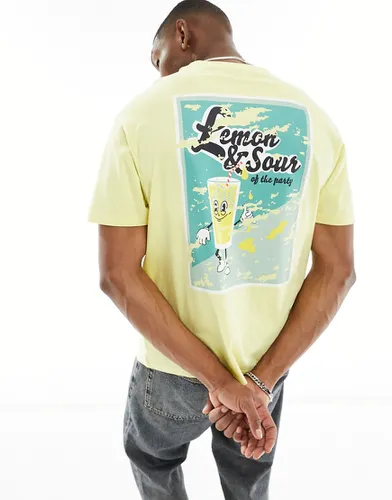 T-shirt coupe carrée à imprimé Lemon & Sour - Another Influence - Modalova