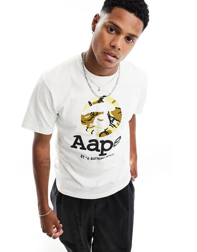 AAPE by A BATHING APE - Moonface - T-shirt logo camouflage - cassé - Aape By A Bathing Ape® - Modalova