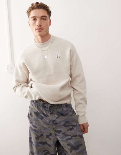 Aape By A Bathing Ape - Now - Pull en maille - Beige - Aape By A Bathing Ape - Modalova
