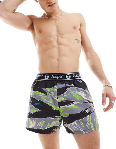 Aape By A Bathing Ape - Short court à imprimé camouflage - Aape By A Bathing Ape® - Modalova