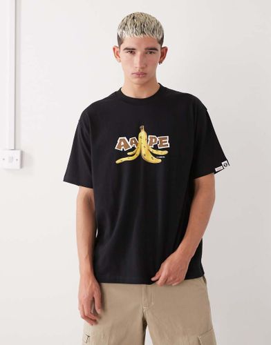 Aape by A Bathing Ape - T-shirt coupe carre avec logo imprim sur la poitrine et au dos - Aape By A Bathing Ape - Modalova