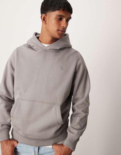 Sweat à capuche épais avec logo texturé - Abercrombie & Fitch - Modalova