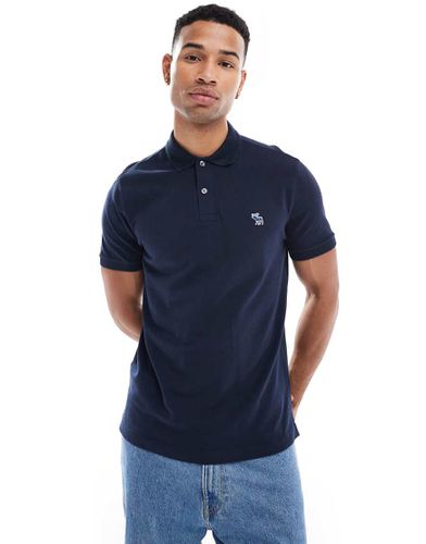 Polo en piqué avec logo emblématique et liserés - Abercrombie & Fitch - Modalova