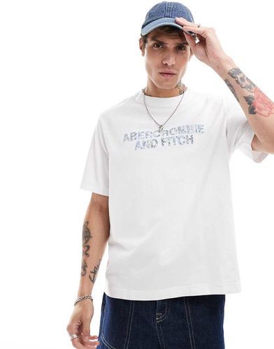 Trapped Pattern - T-shirt oversize avec logo - Abercrombie & Fitch - Modalova