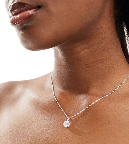 Collier avec pendentif petite fleur en argent massif - Accessorize - Modalova