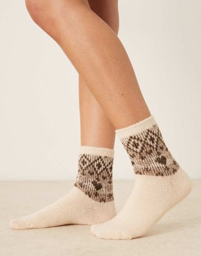 Chaussettes confortables  imprim jacquard - Accessorize - Modalova