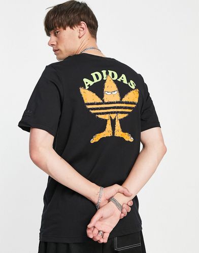 T-shirt à grand logo trèfle dans le dos - Adidas Originals - Modalova
