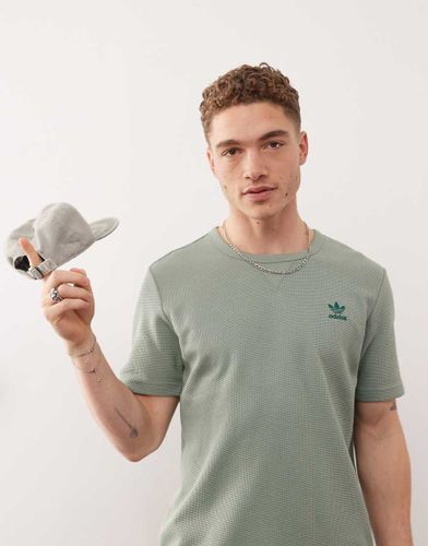 Trefoil Essentials - T-shirt gaufr - Adidas Originals - Modalova