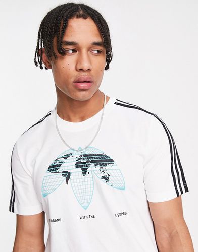 United - T-shirt avec imprimé globe - adidas Originals - Modalova
