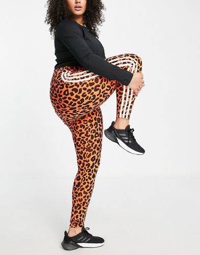 X Rich Mnisi Plus - Legging à imprimé léopard sur l'ensemble - Adidas Originals - Modalova