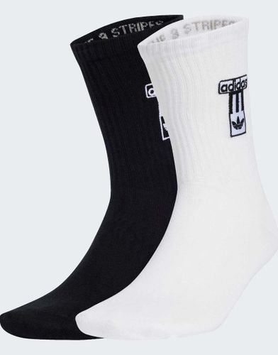 Adibreak - Lot de 2 paires de chaussettes - /blanc - Adidas Originals - Modalova